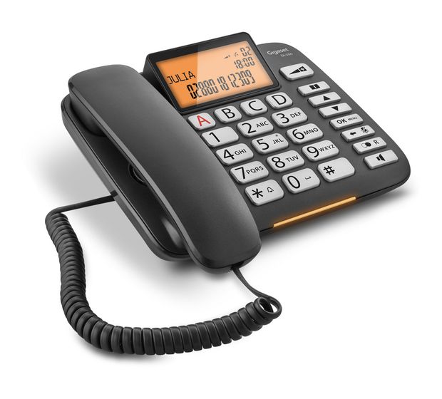 Gigaset DL580 Analoges Telefon  (Schwarz) f&uuml;r 59,99 Euro