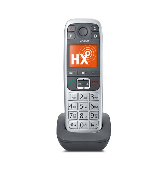 Gigaset E560HX Großtastentelefon Analoges/DECT-Telefon  (Grau, Silber) f&uuml;r 79,99 Euro