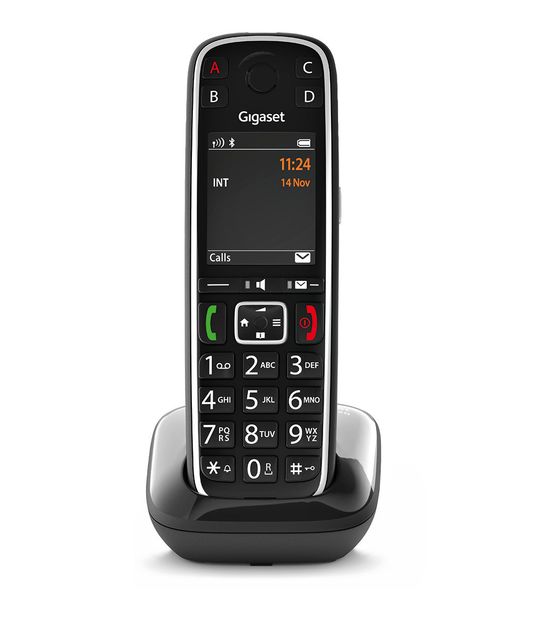 Gigaset E720 Analoges/DECT-Telefon  (Schwarz) f&uuml;r 99,99 Euro