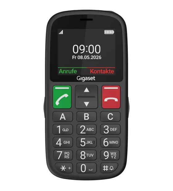 Gigaset GL30 4G Smartphone 5,59 cm (2.2 Zoll) 0,3 MP Single SIM  (Schwarz) f&uuml;r 39,90 Euro