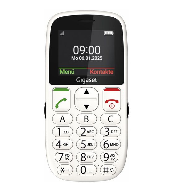 Gigaset GL395 2G Smartphone 5,59 cm (2.2 Zoll) 0,3 MP Single SIM (Pearl white) f&uuml;r 29,99 Euro