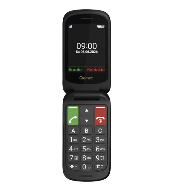Gigaset GL40 4G Smartphone 7,11 cm (2.8 Zoll) 0,3 MP Single SIM  (Schwarz) f&uuml;r 49,90 Euro