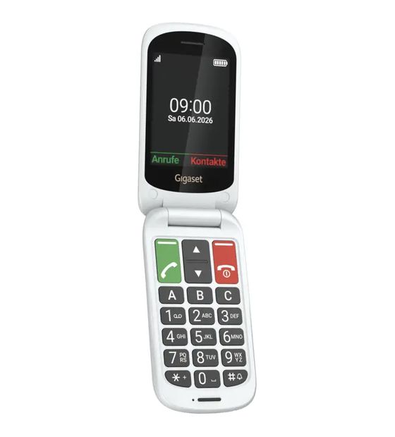 Gigaset GL40 4G Smartphone 7,11 cm (2.8 Zoll) 0,3 MP Single SIM  (Silber) f&uuml;r 49,90 Euro