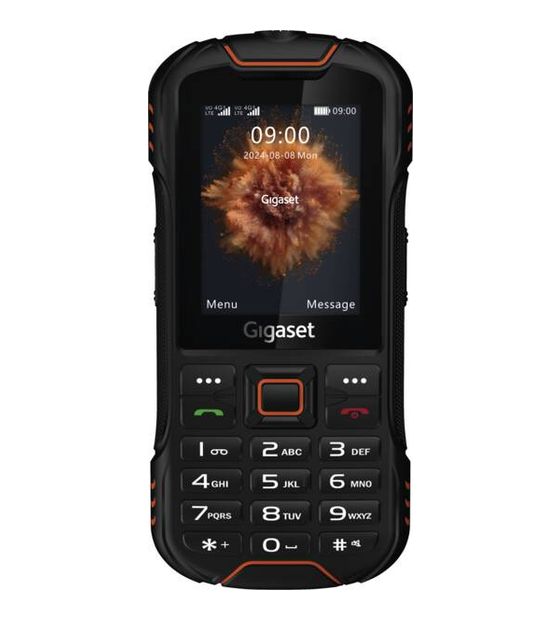 Gigaset GLX8 Plus 4G Smartphone 6,1 cm (2.4 Zoll 2 MP Einzelne Kamera Kamera Dual Sim Nicht verfügbar  (Schwarz) f&uuml;r 86,99 Euro