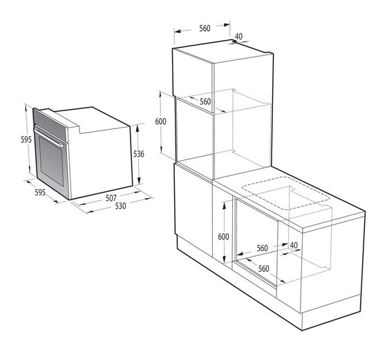 Gorenje BO671703AX Einbaubackofen groß AutoClean f&uuml;r 285,99 Euro