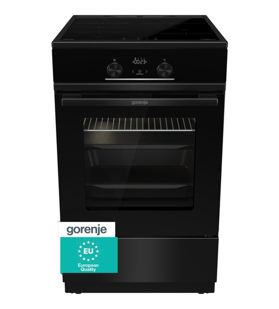 Gorenje GEIT5C60BPG Freistehender Herd Elektro groß AquaClean mit Induktions Kochfeld f&uuml;r 610,00 Euro
