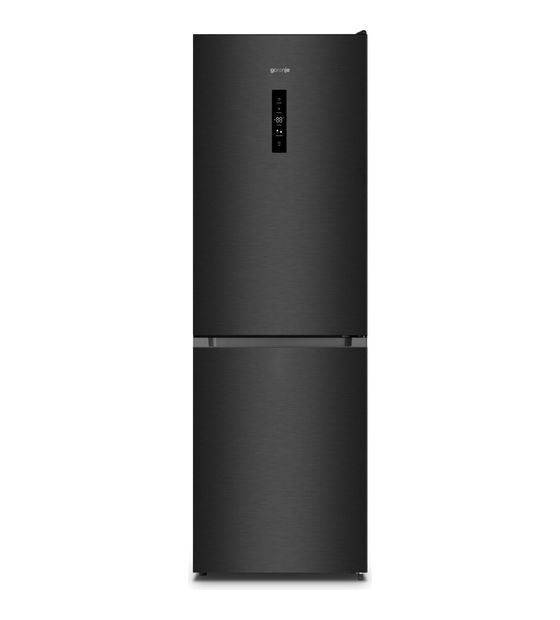 Gorenje NRK619CABXL4 207 l / 97 l Kühl-Gefrierkombi freistehend NoFrost 155 kWh Jahr  (Schwarz, Edelstahl) f&uuml;r 507,00 Euro