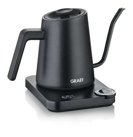 Graef GK502 0,9 l Wasserkocher 1200 W  (Schwarz) f&uuml;r 93,49 Euro