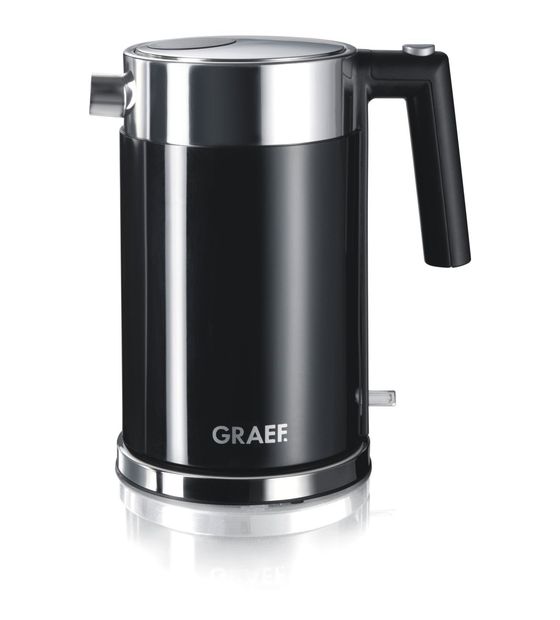 Graef WK62 1,5 l Wasserkocher 2015 W  (Schwarz, Edelstahl) f&uuml;r 74,99 Euro