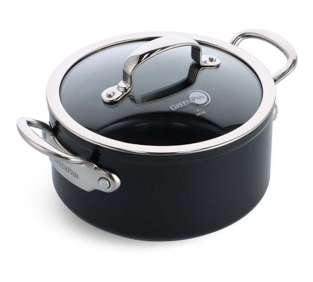 GreenPan Barcelona Pro Kasserolle 20cm   (Schwarz) f&uuml;r 111,99 Euro