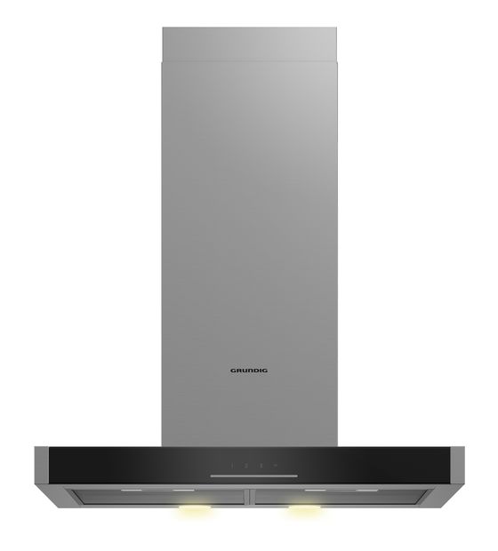 Grundig GDKP2460BC Abluft/Umluft Dunstabzugshaube/Esse Wand 60 cm (Schwarz, Edelstahl) f&uuml;r 449,00 Euro