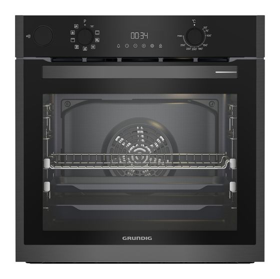 Grundig GEBD19300DX Einbaubackofen groß Dampfgaren f&uuml;r 487,00 Euro