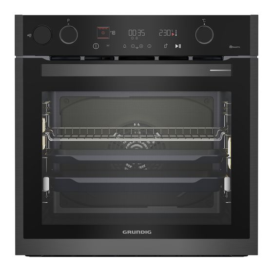 Grundig GEBD19401DXHI Einbaubackofen groß Dampfgaren AutoClean f&uuml;r 1.209,00 Euro