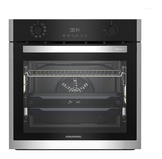Grundig GEBM19300BMPF Einbaubackofen groß Dampfgaren f&uuml;r 610,00 Euro