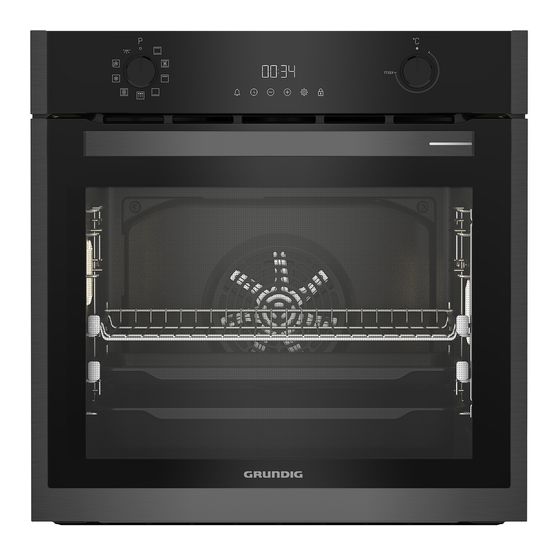 Grundig GEBM19300DXP Einbaubackofen groß Dampfgaren AutoClean f&uuml;r 1.109,00 Euro