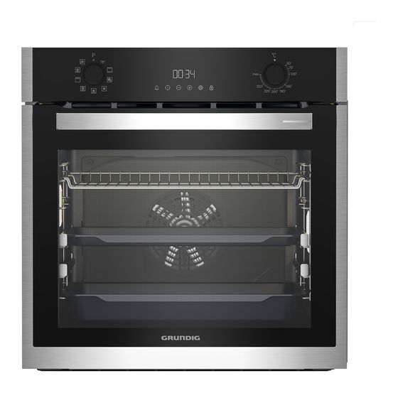 Grundig GEBM19301BC Einbaubackofen groß Dampfgaren f&uuml;r 499,00 Euro