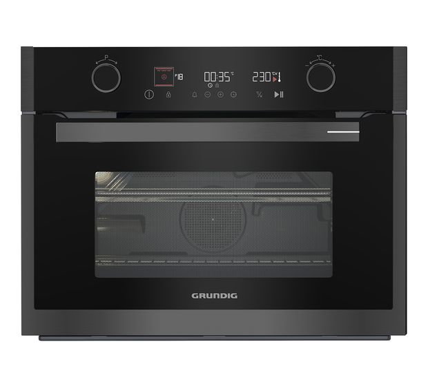 Grundig GEKW19400DX Einbaubackofen 48 l Mikrowelle f&uuml;r 1.519,00 Euro