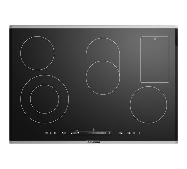 Grundig GIEV824540X autarkes 77 cm Glaskeramik Kochfeld/Herdplatte 5 Zone(n) f&uuml;r 579,00 Euro