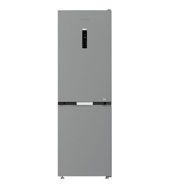 Grundig GKPN66840LXPW 210 l / 106 l Kühl-Gefrierkombi freistehend NoFrost 165 kWh Jahr  (Edelstahl) f&uuml;r 1.249,00 Euro