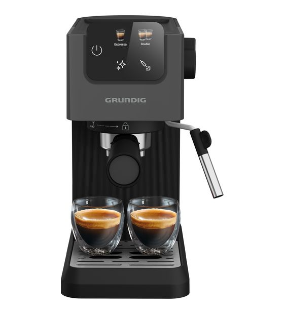 Grundig KSM4330 Siebträger Kaffeemaschine 15 bar 1628 W  (Schwarz) f&uuml;r 96,49 Euro