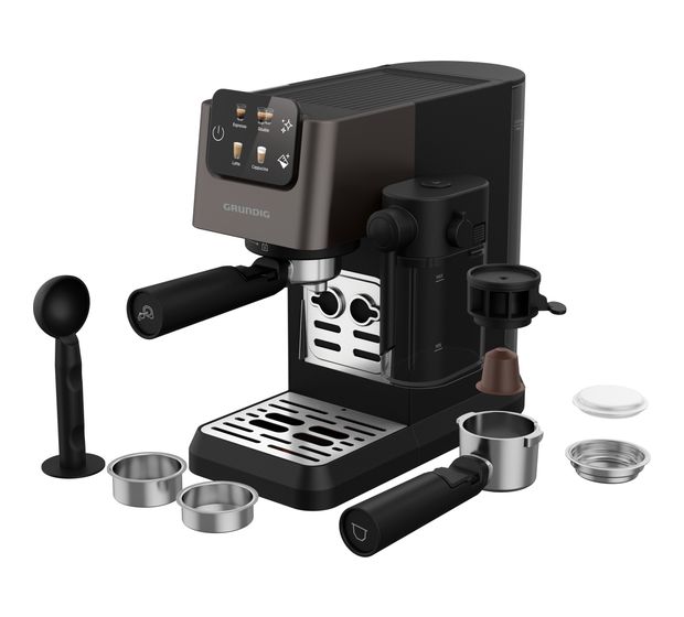 Grundig KSM6430 Delisia Siebträger Kaffeemaschine 1350 W  (Anthrazit) f&uuml;r 150,99 Euro