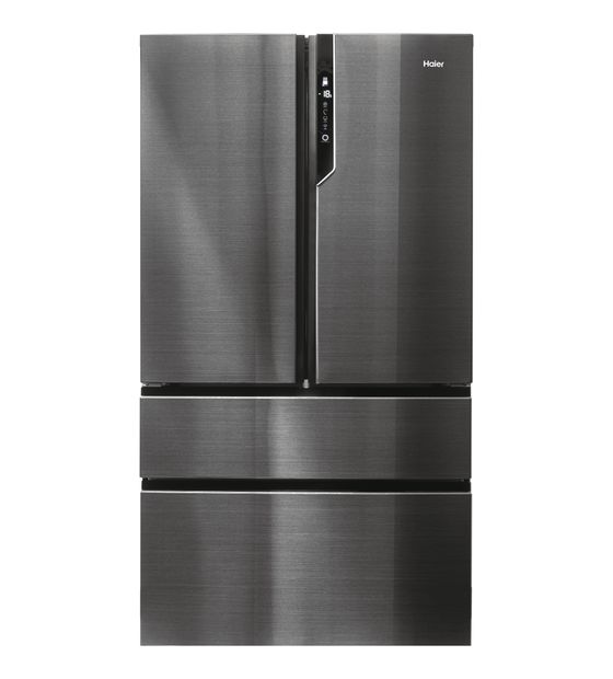Haier HB26FSNAAA Side-by-Side Kühl-/ Gefrierkombination 484 l / 266 l 386 kWh NoFrost 1900 mm x 1005 mm  (Schwarz) f&uuml;r 2.641,00 Euro