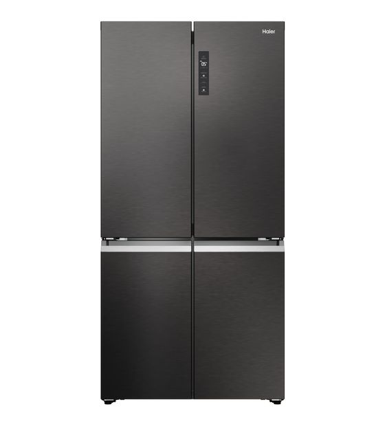Haier HCR79F19CNMD Side-by-Side Kühl-/ Gefrierkombination 422 l / 220 l 226 kWh NoFrost 1905 mm x 908 mm  (Platin, Edelstahl) f&uuml;r 1.449,00 Euro