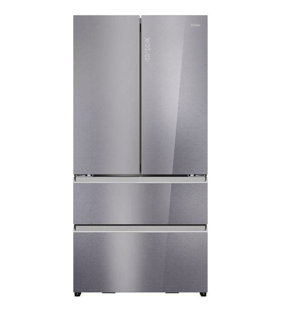 Haier HFR79F19EFGK Side-by-Side Kühl-/ Gefrierkombination 449 l / 254 l 365 kWh NoFrost 1900 mm x 905 mm  (Edelstahl) f&uuml;r 1.638,00 Euro
