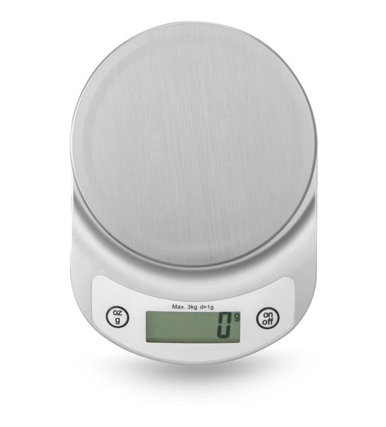 Hama 002915 Elektronische Küchenwaage bis 3 kg Genauigkeit 1 g  (Weiß) f&uuml;r 14,99 Euro