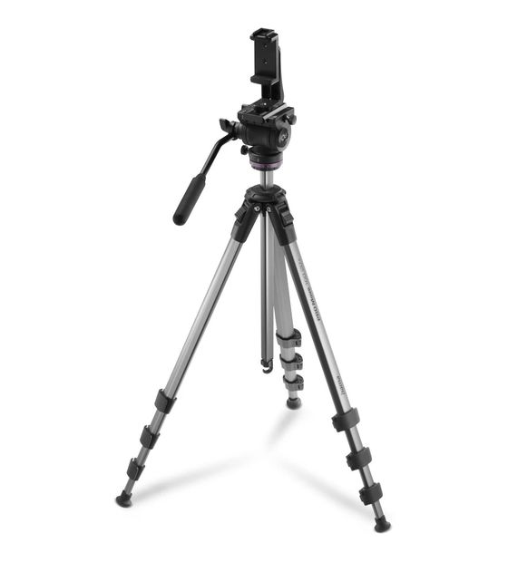 Hama 004668 PRO Move 160 2D+ 3 Bein(e) Stativ Smartphone-/Digital-Kamera  (Anthrazit, Grau) f&uuml;r 103,99 Euro