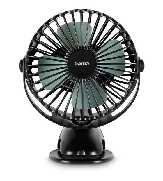 Hama 012373 USB Ventilator Tisch neigbar  (Schwarz, Mintfarbe) f&uuml;r 17,49 Euro