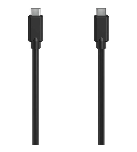Hama 086449 5 Gbit/s USB C auf USB C Männlich bis 100 W 1,5 m  (Schwarz) f&uuml;r 7,99 Euro