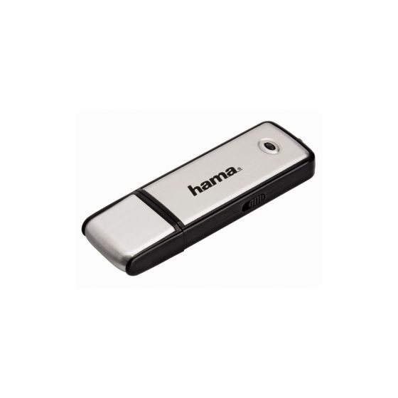 Hama 090894 Fancy USB Typ-A Stick 16 GB  (Schwarz, Silber) f&uuml;r 18,49 Euro
