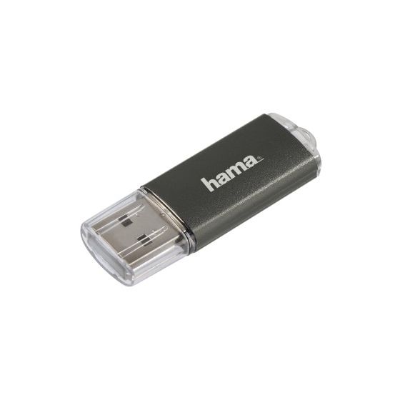 Hama 090983 Laeta USB Typ-A Stick 16 GB  (Grau) f&uuml;r 8,99 Euro