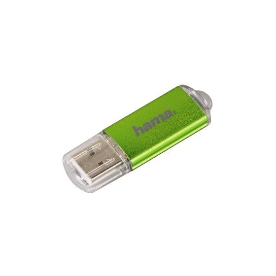 Hama 104300 Laeta USB Typ-A Stick 64 GB  (Grün, Transparent) f&uuml;r 15,99 Euro