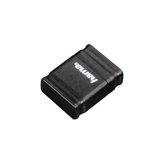 Hama 108045 Smartly USB Typ-A Stick 64 GB  (Schwarz) f&uuml;r 15,99 Euro