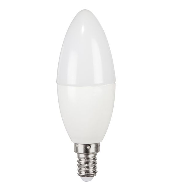 Hama 112692 LED Lampe Kerze E14 EEK: F 470 lm Neutralweiß (4000K) entspricht 40 W f&uuml;r 5,99 Euro