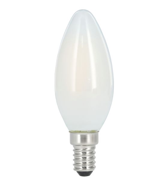 Hama 112828 LED Lampe Kerze E14 EEK: E 470 lm Warmweiß (2700K) entspricht 40 W f&uuml;r 4,89 Euro
