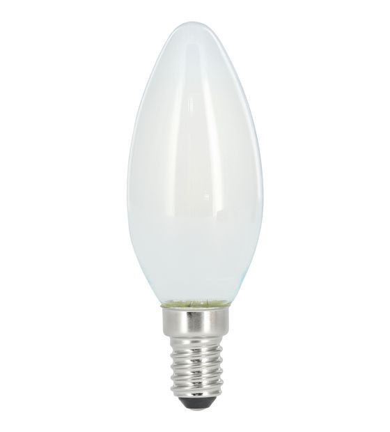 Hama 112829 LED Lampe Kerze E14 EEK: E 250 lm Warmweiß (2700K) entspricht 25 W f&uuml;r 4,29 Euro