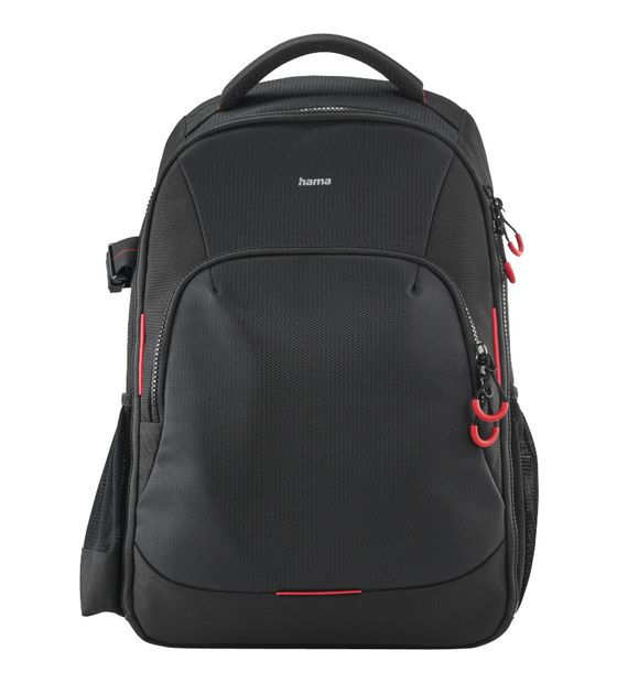 Hama 121346 Ohio Kamera-Rucksack für Jede Marke 270 x 120 x 340 mm  (Schwarz, Rot) f&uuml;r 72,99 Euro