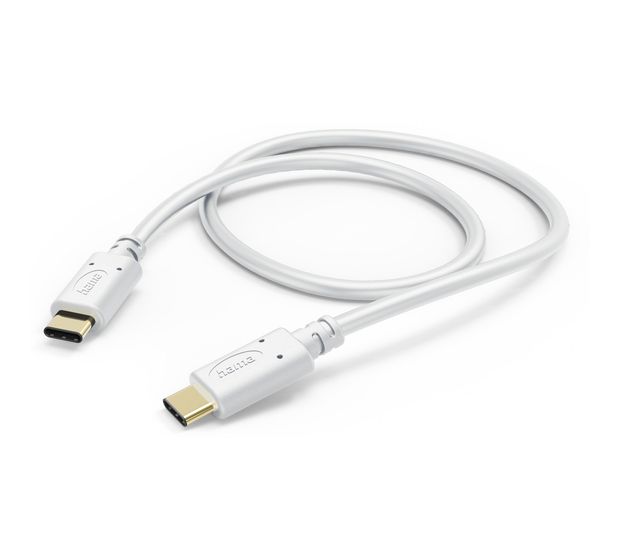 Hama 125103 0,48 Gbit/s USB C auf USB C Männlich 1,5 m  (Weiß) f&uuml;r 16,99 Euro