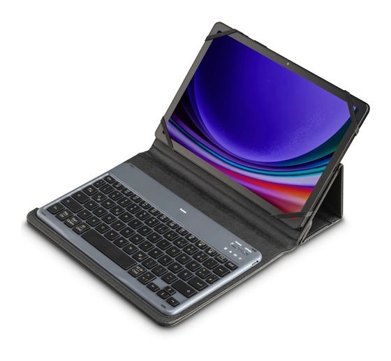 Hama 125137 Travel 500 Folio aus Kunstleder für Jede Marke bis 27,9 cm (11") Staubresistent, Kratzresistent mit Magnetisch (Schwarz, Grau) f&uuml;r 35,49 Euro