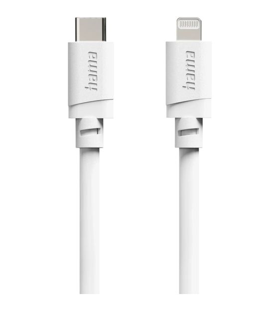 Hama 125150 Stecker Lightning auf USB C 2 m  (Weiß) f&uuml;r 22,99 Euro