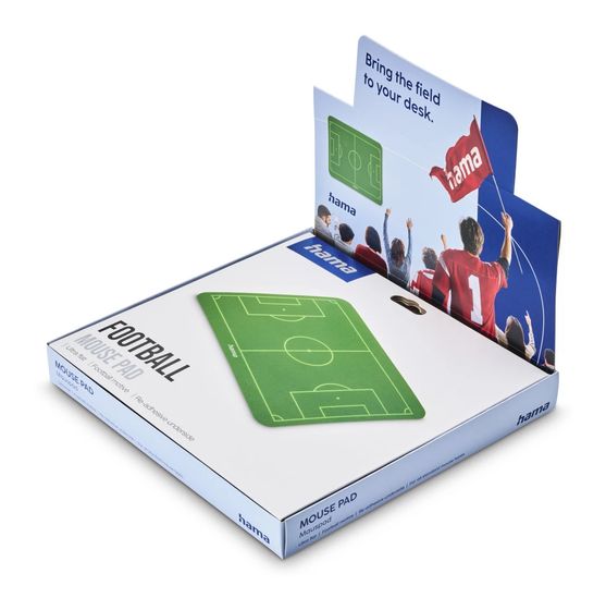 Hama 126899 Football Mauspad  (Grün) f&uuml;r 5,99 Euro