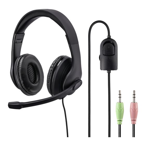 Hama 139923 HS-P200 Over Ear Kopfhörer Kabelgebunden  (Schwarz) f&uuml;r 15,99 Euro