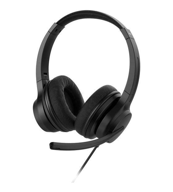 Hama 139943 CHS-300 Ohraufliegender Kopfhörer kabelgebunden USB Typ-C  (Schwarz) f&uuml;r 34,99 Euro