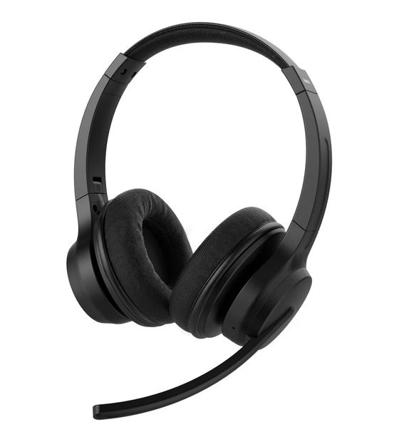Hama 139944 WHS-450 Ohraufliegender Bluetooth Kopfhörer kabellos 16 h Laufzeit USB Typ-C  (Schwarz) f&uuml;r 49,99 Euro