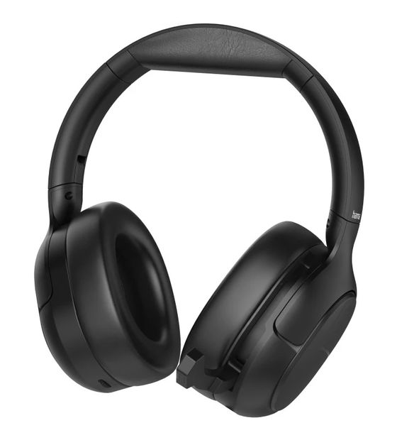 Hama 139946 WHS-600 Over Ear Bluetooth Kopfhörer kabellos 40 h Laufzeit USB Typ-C  (Schwarz) f&uuml;r 99,99 Euro
