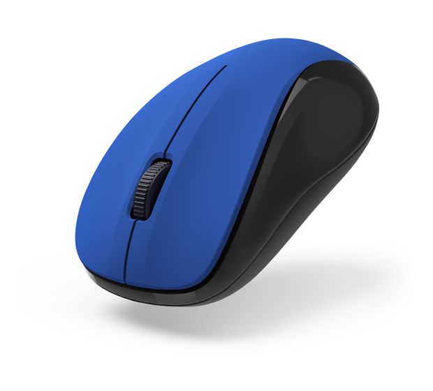 Hama 173021 MW-300 V2 1200 DPI Büro Maus Optisch  (Schwarz, Blau) f&uuml;r 12,99 Euro