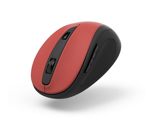 Hama 173028 MW-400 V2 1600 DPI Büro Maus Optisch  (Schwarz, Rot) f&uuml;r 14,99 Euro